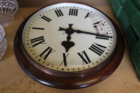 GPO slave clock with Roman dial in circular case